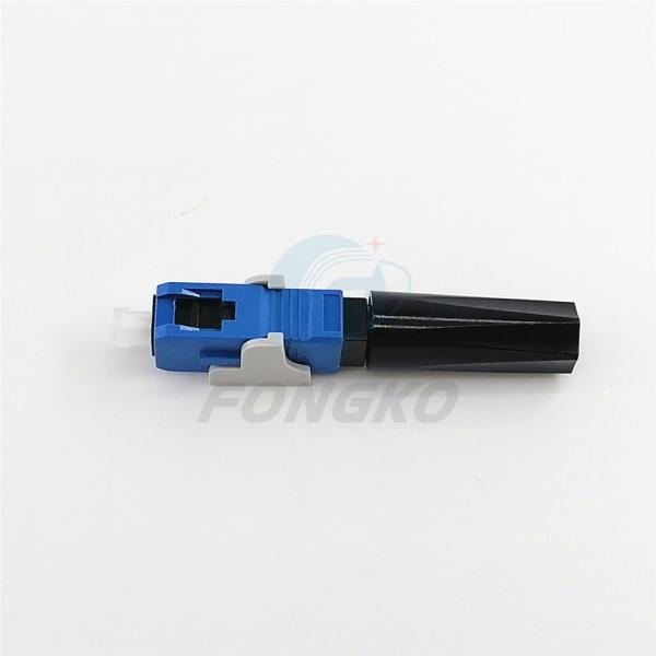 Simplex Fast Fiber Optic Cable Sc Connector UPC Ftth Cable Connector
