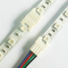 China White PCB 10mm 4 Pin LED Strip Connector IP20 OF-SL10BB-4 IP20 on sale