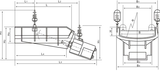 Energy Saving Electromagnetic Vibratory Feeder Closed Type Low Power Consumption