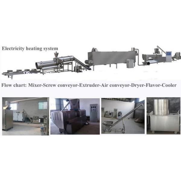 Crispy Puff Corn Rice Snacks Making Machine Double Screw Extrusion 380v 53kw High Output