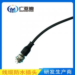 China GX12 GX16 M12 Electrical Wire M12 Cable 4 Pin Connector Waterproof on sale
