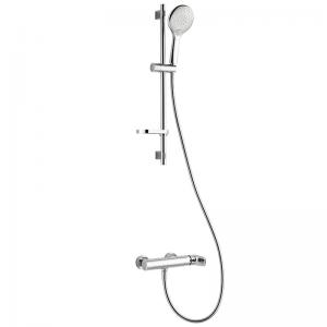 Buy cheap Chrome Hand Shower Slide Bar 3 Function Wall-mounted Bath Brass Shower Faucet Modern Style product