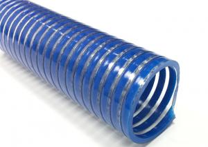 China Spiral Reinforced PVC Suction Hose / Water Pump Pool Discharge Hose For Industry on sale