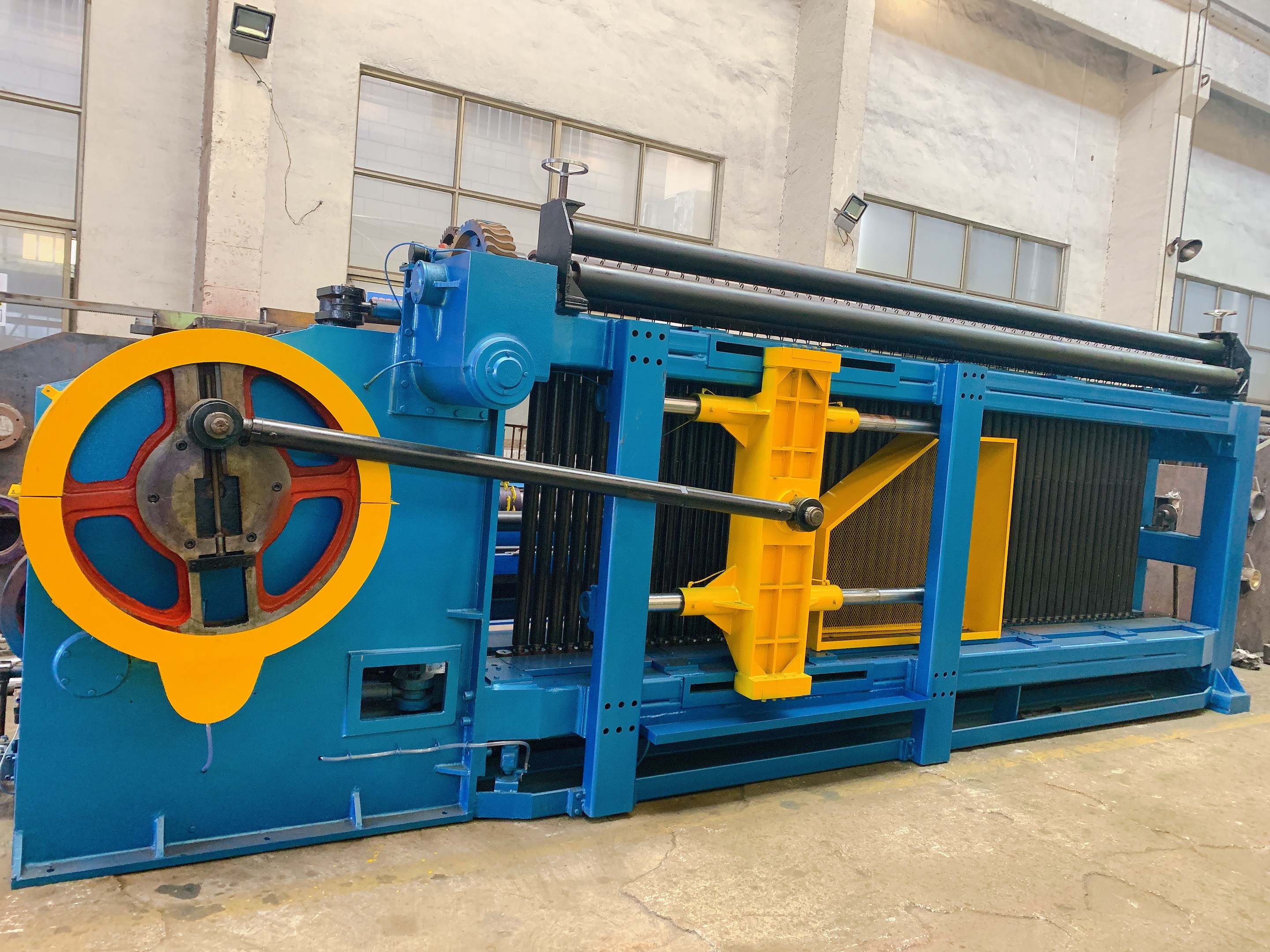 4.3m Zinc PVC Coated Gabion Mesh Machine double twisted