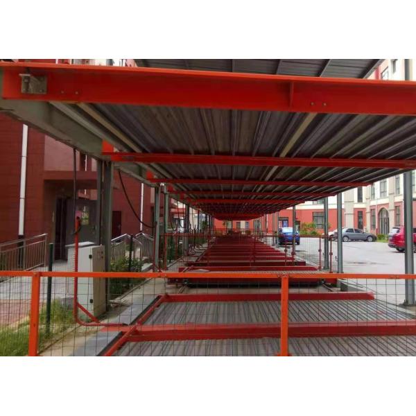 Q345B Multi Storey Steel Structure Car Parking Automatic Hot Dip Galvanized Surface