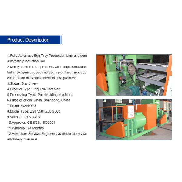 Paper Fruit Apple Tray Making Machine Egg Tray Machine Egg Carton Making Machine Pulp Molding Machine With Life Long Maintence