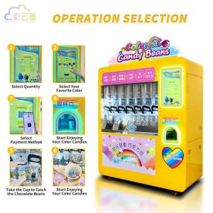 Buy cheap Fully Automatic Candy Beans Vending Machine Removable Top Easy Refilling product