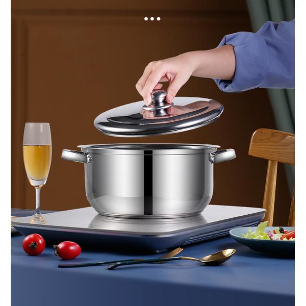 Stainless Steel Cookware Set 10 Piece Kitchen Ware Cooking Pot Set