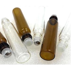Refillable Glass Rollerball Perfume Bottles 3ml 4ml 5ml Clear Transparent