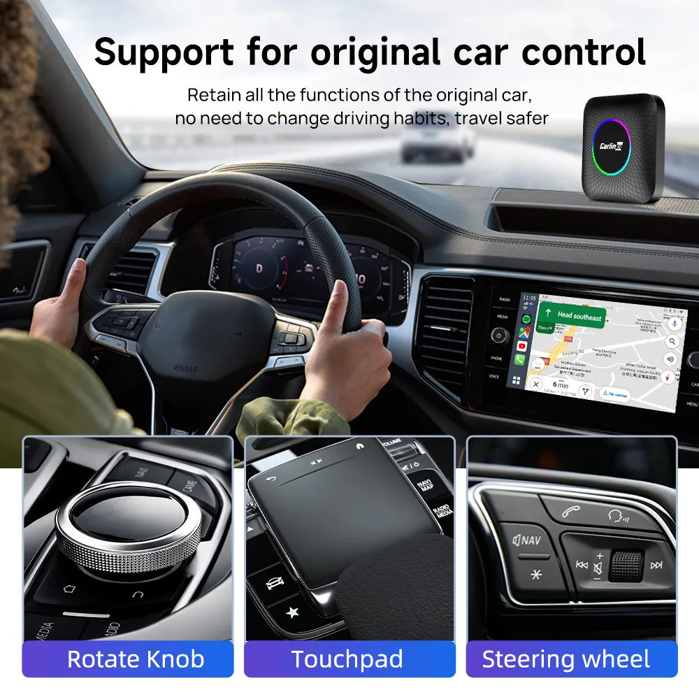 Multi Media Cpc200 Tbox Ambient 128Gb Wireless Adapter CarPlay Box Youtube Carplay Netflix Carlinkit Ai Smart Magicbox