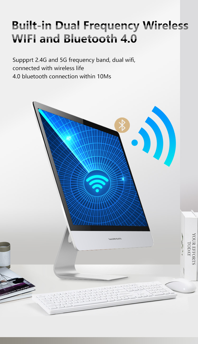 Home Office Desktop All In One PC Computer Intel Core I5 Processor Type