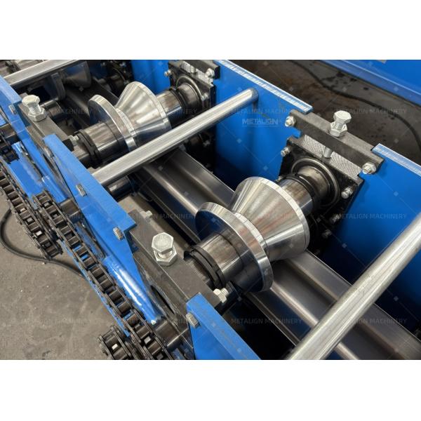 Chain Driven Z Beam Roll Forming Machine with 18 Forming Stations and 70mm Shaft Diameter