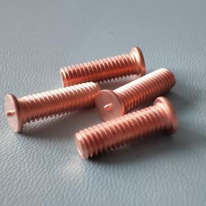Buy cheap M5x16 Arc Stud Welding Grade 4.8 Thread Bolts Mill Steel Copper Plated Studs product