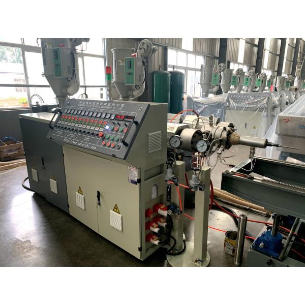 75mm Screw Diameter Corrugated Pipe Extrusion Line For HDPE Single Wall Cable Duct 380V/50Hz Voltage