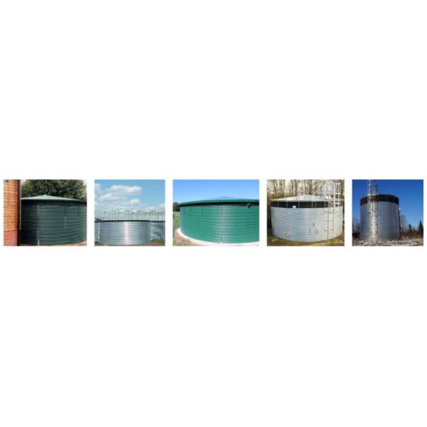Galvanized Corrugated Steel Flexible Water Tank Water Storage Tanks Round Wastewater Storage Tank