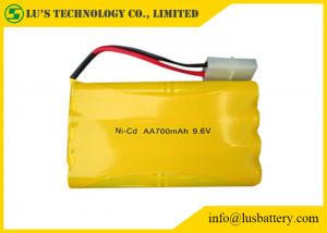 Buy cheap Ni-cD AA700mah 9.6V Rechargeable Batteries Nickel Cadmium 9.6 Nicd Battery Pack product