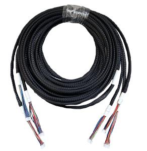 Buy cheap Braided Shield Industrial Wiring Harness One Tow Five Button Interface product