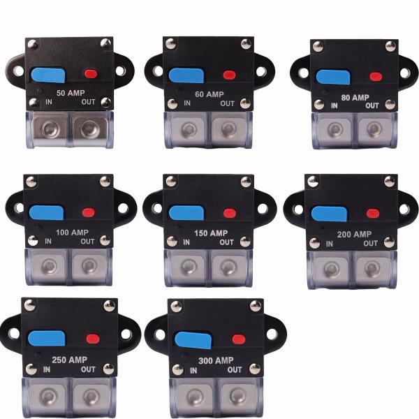40 Amp 60 Amp 200 Amp Marine Circuit Breaker Manual Reset IP67 Rating