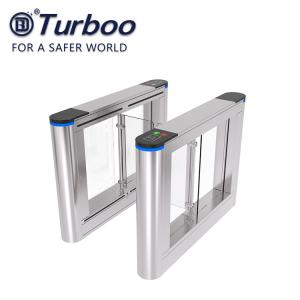 China Acrylic Swing Arm Optical Barrier Turnstiles Auto Rfid 5 Pairs Infrared Sensor on sale