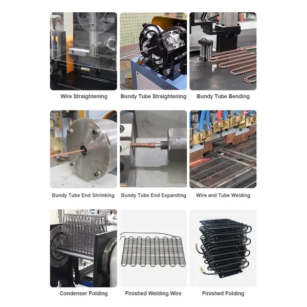 Refrigerator Wire Tube Condenser Production Line Machine, Welding and Bending Machine