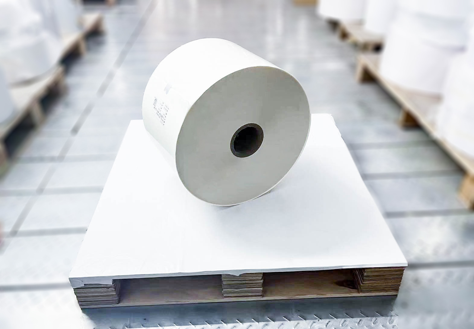 Buy cheap Glossy Paper Clear Opp Jumbo Roll Label Chemical Resistant product