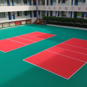 Buy cheap Red PP Tiles Sports Flooring - Recommended for Sports Facilities - MOQ 500pcs product