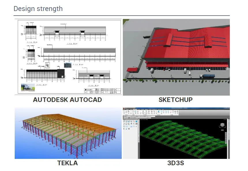 Galvanized Structural Steel Buildings Greenhouse Frame Q235B Q355B