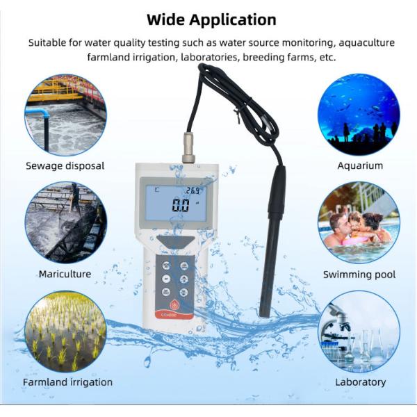 High Precision PH Sensor Handheld Portable Dissolved Oxygen Meter for Aquaculture