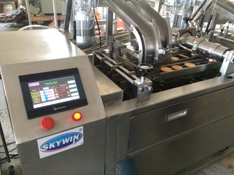 Two Lane Two Colors 3+2 Chocolate Sandwich Biscuit Machine