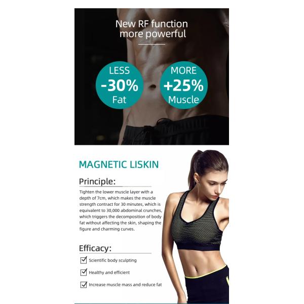 High Intensity Muscle Sculpting Machine , Fat Reducing EMS Slim Machine
