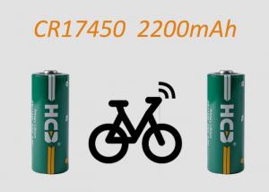 Buy cheap CR17450 Lithium Manganese Dioxide Battery , 3V non-rechargeable lithium battery, high energy density battery product