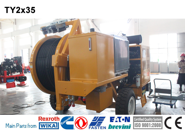 Buy cheap Transmission Line Stringing Equipment Hydraulic Cable Laying Tensioner product