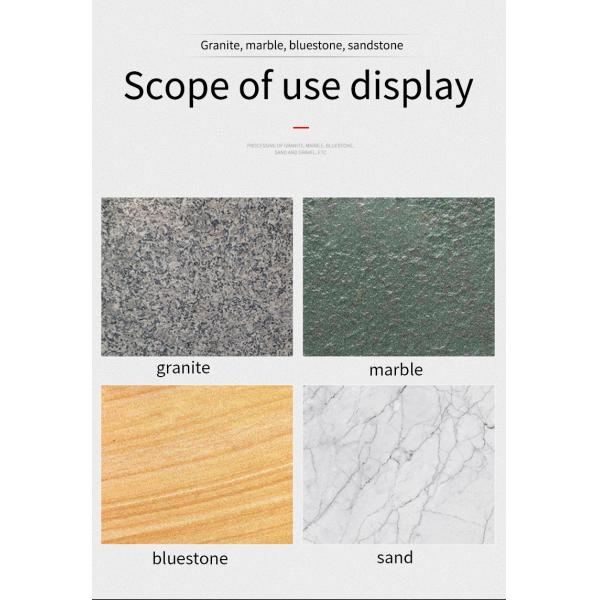 Brazed Granite Hole Cutting Bit 60Degrees 65 Degrees Diamond Drill Bits For Stone