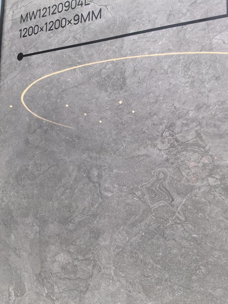 Gray Polished Glazed Porcelain Tile 1200x1200mm AAA Grade