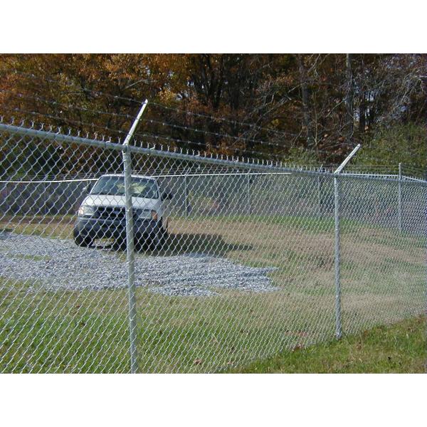 Heavy Duty 2''X 2'' Chain Link Fence 9 Gauge Galvanized 50ft X 8ft Diamond Wire Mesh