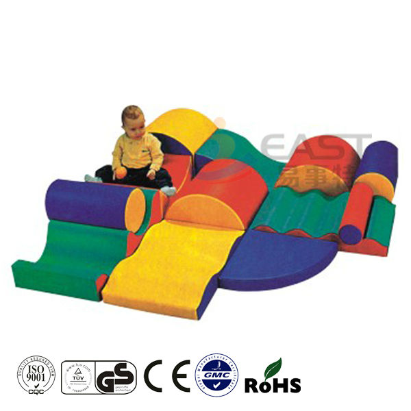 Durable Soft Play Furniture , Toddler Soft Play Equipment 220 * 60 * 110 Cm