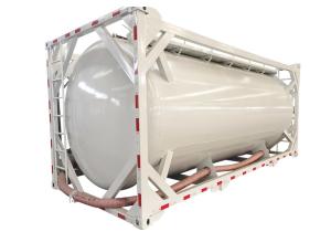 Buy cheap 20FT Bulk Tank Container 22CBM Cement Tank Container With Fluidization product