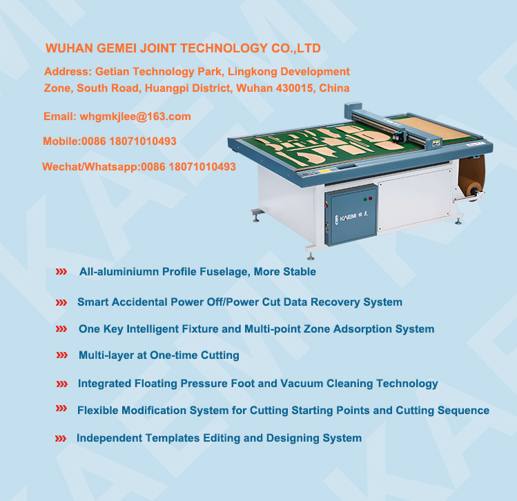 Cutting Thickness≤3mm Automatic Fabric Template Cutting Machine for Women's Wear