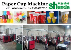 Buy cheap High Gram Material Paper Tea Cup Making Machine 380V 50HZ 4.8KW Tea And Ice Cream Cup Hot/Cold Drink Cup Making Machine product