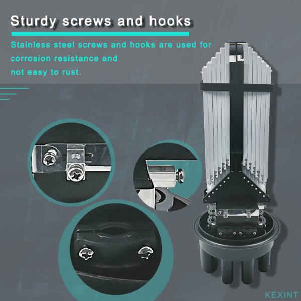 Waterproof IP68 288 Core FTTH Dome Fiber Optic Closure Telecom Operators High Quality