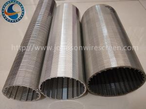 China Johnson Wedge Wire Mesh Pre Packed Well Screens For Sea Water Intake System on sale