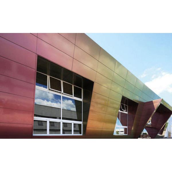 Outside Chameleon Aluminum Composite Panel Heatproof Multiscene