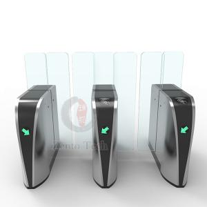 Buy cheap 316SS Automatic Sliding Turnstile Flap Barrier Gate Entrance Bidirectional product