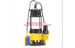 10m Head Automatic Sewage Pond Water Pumps With Floating Ball Control ON / OFF