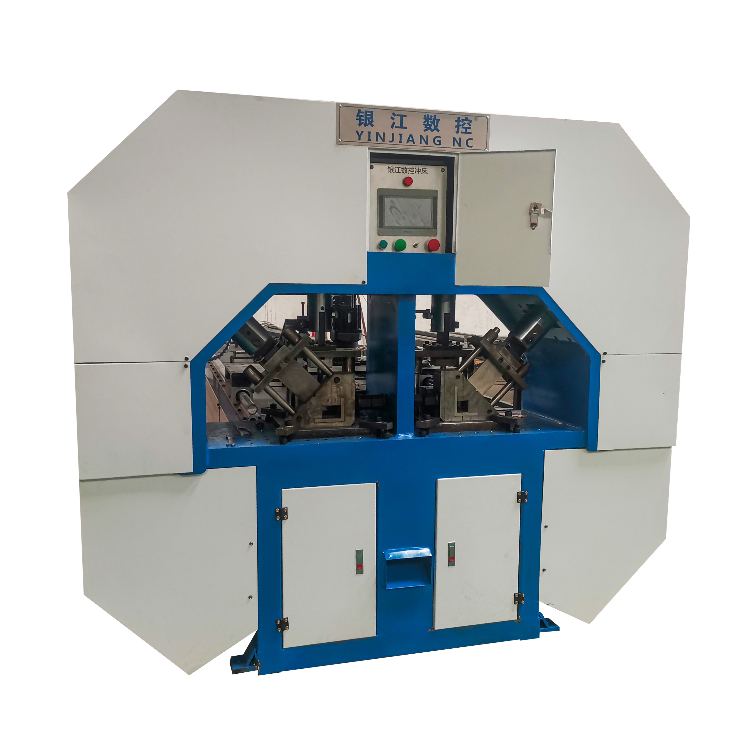380V CNC Steel Structure Punching Machine With 26mm Max. Punching Diameter