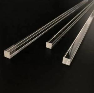 Buy cheap Transparent Rectangular Quartz Glass Tube for Customized product