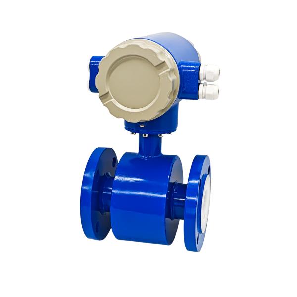Integrated Electromagnetic Flowmeter Stainless Steel For Sewage Liquid / Electroplating