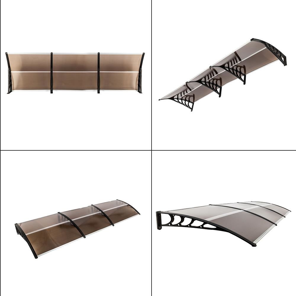 Quick Dry Polycarbonate 300cm Door Window Awning Canopy