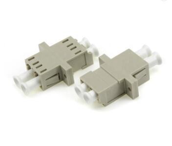 Adapter Fiber Optic Multimode LC Connector UPC Polish Stype Duplex Adapter With Flange