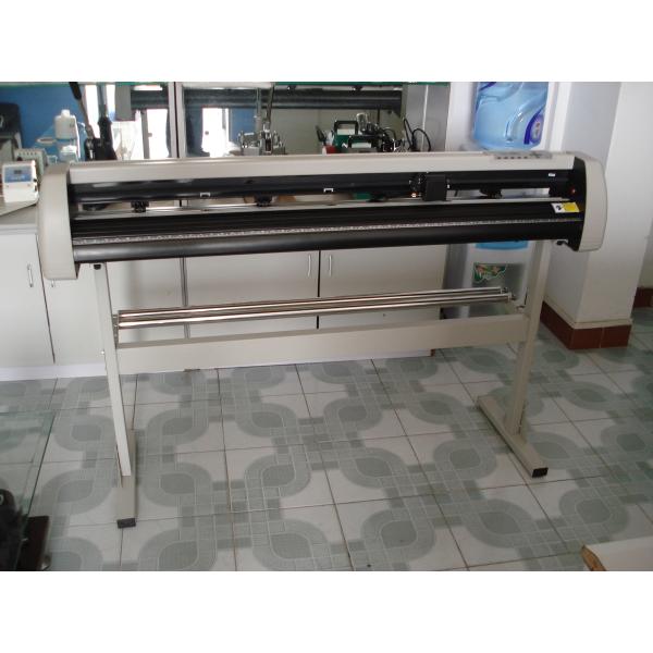 1.35 Meters Vinyl Cutting Plotter Machine With Double Cutter Position / Pressing Strips